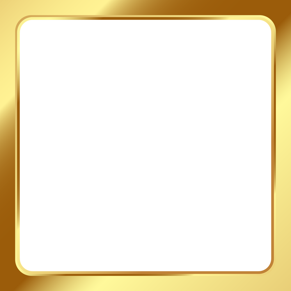 Gold Square Frame